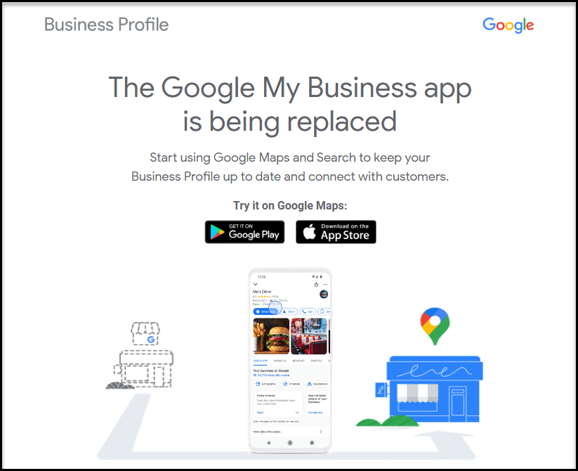 Google My Business App bị xóa: Những tin tức không hề đáng vui nhưng bạn cần phải biết! Google My Business App đã bị xóa! Điều này có nghĩa là bạn cần phải tìm kiếm một giải pháp khác để quản lý doanh nghiệp và tăng cường tương tác với khách hàng. Hãy xem hình ảnh để tìm hiểu thêm chi tiết!